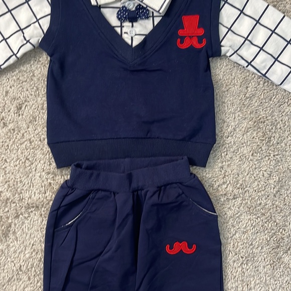 Pat Pat Baby Boy’s Matching Top & Jogger Pants Set *Host Pick 01.08.2025* - Picture 2 of 12